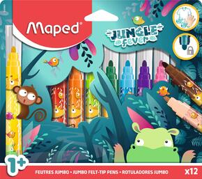 Canetas de feltro Jumbo Jungle Fever