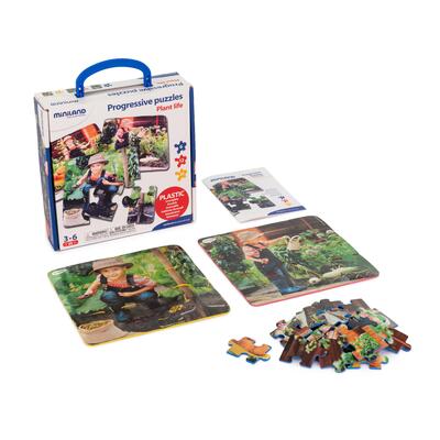Conjunto de 3 Puzzles Prog: Plantas UV