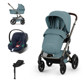 Pack Talos S Lux com alcofa dobrável + Aton B2 i-Size + Base One