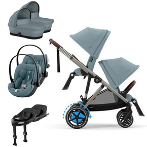 Pack E-Gazelle S + Assento Extra Gazelle S + Cloud G3 (x2) + Alcofa Gazelle S (x2) + Base G3 (x2)