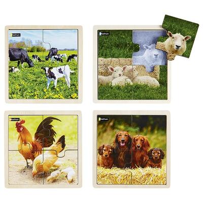 Puzzles - Animais Em Família