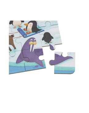 Puzzle 4 em 1 Grow Up - Quatro Estações dos Animais