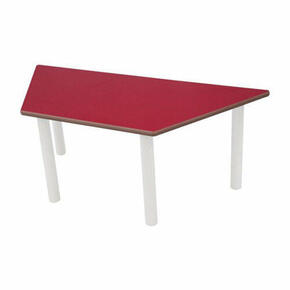 Mesa metálica trapezoidal 120 x 60 cm. Crianças