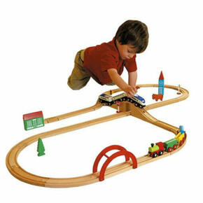 Circuito de Trem de Madeira