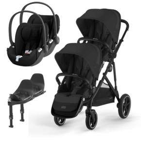 Pack Gazelle S + Assento Extra Gazelle S + Cloud T i-Size (x2) + Base T (x2) 