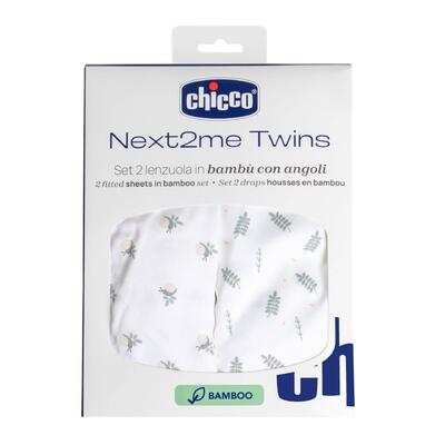 Conjunto de lençóis de bambu - Next2Me Twins