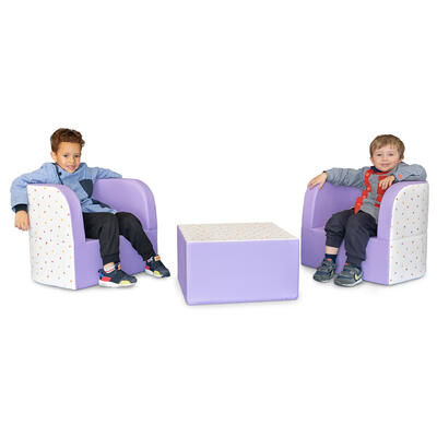 Conjunto de sofá com mesas