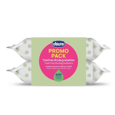 Toalhitas biodegradáveis - Pack 2