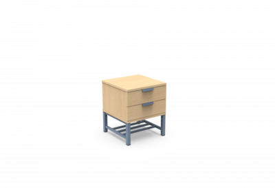 Mesa de Cabeceira com 2 Gavetas – Linha Dream