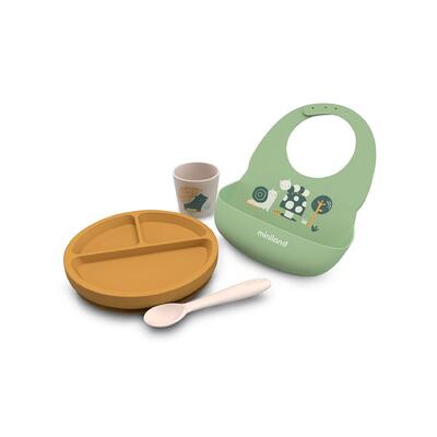 Conjunto de silicone para refeição