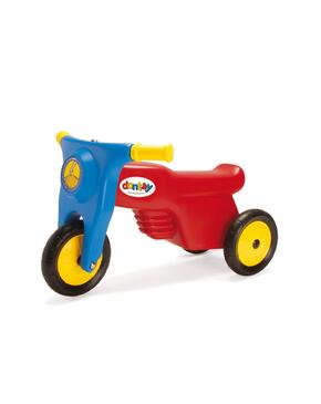 Motocicleta com rodas de borracha