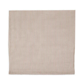 Lençol de baixo para alcofa + Musselina - Praliné Vichy/Rayas