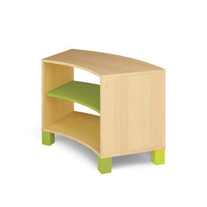 Móvel Curvado Baixo - Verde