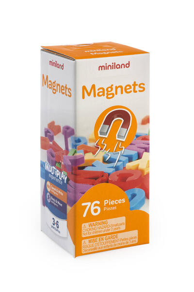 Letras Maiúsculas Magnéticas - 76 Peças