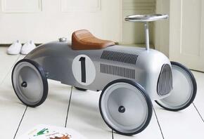 Carro de empurrar Vintage Prateado