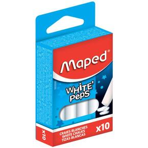 Giz mapeado pacote branco, 10 Peças 