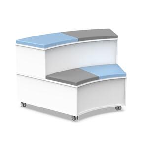 Bancada Stand Dupla Rodízios 45º